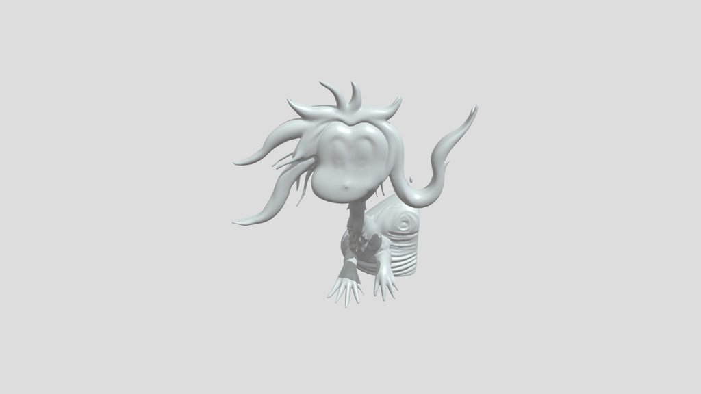 Green cartoon creature