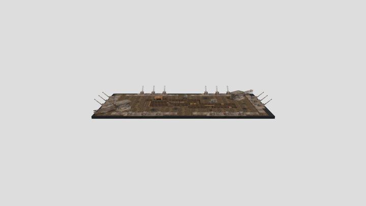 Astra Militarum battlefield 3D Model