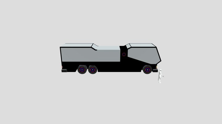 Bus Ufficio Mobile "BUCEFALO 1" 3D Model