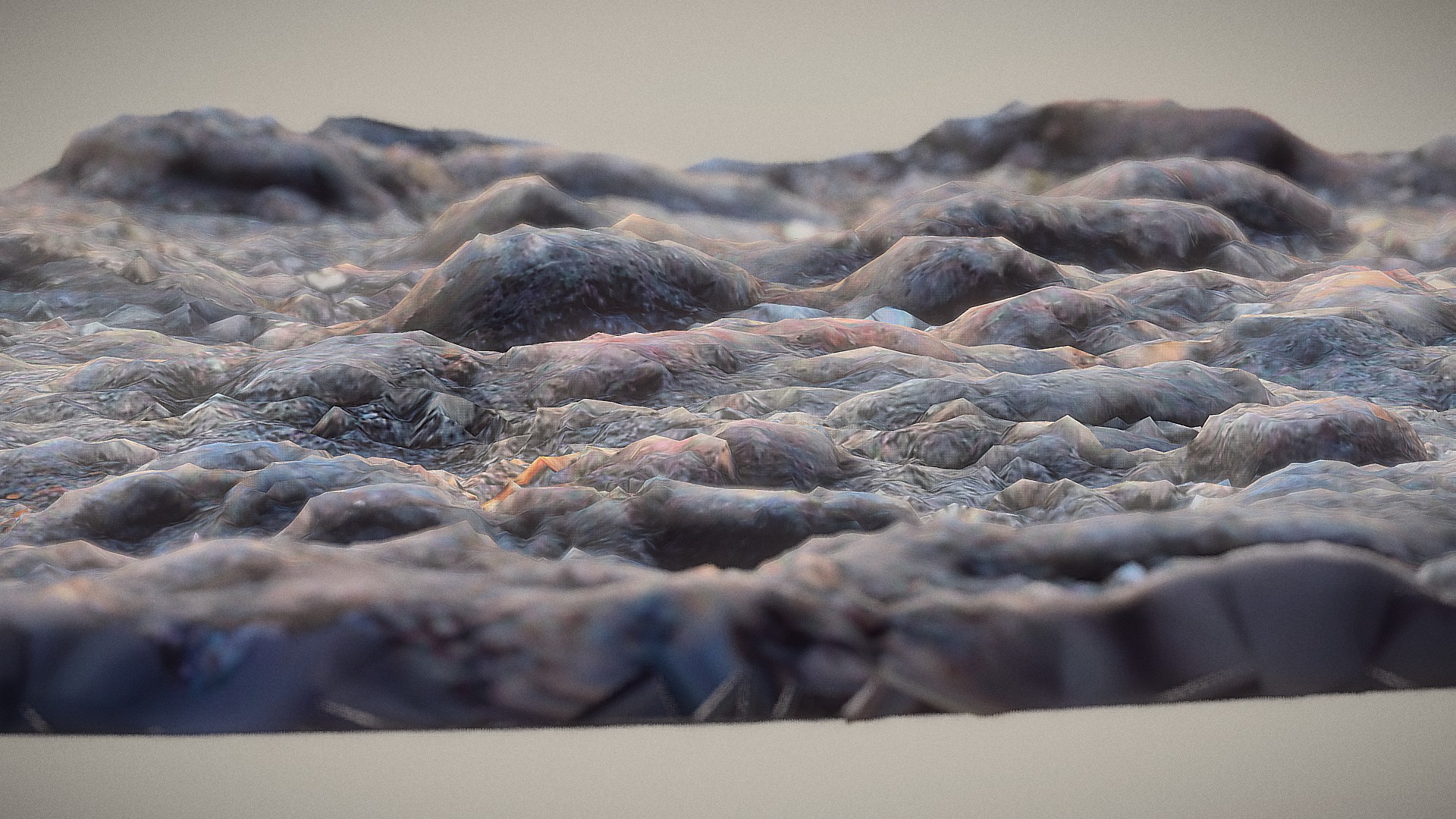 3D model Asphalt - This is a 3D model of the Asphalt. The 3D model is about a close-up of some sand.