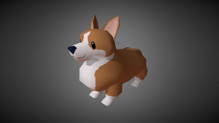 Corgi 3D Model