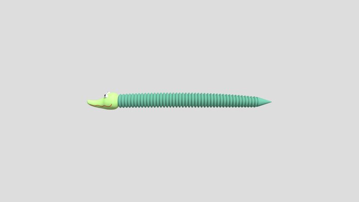 Crocodile toy 3D Model