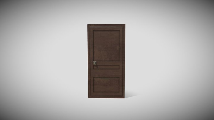 Wooden door 3D Model