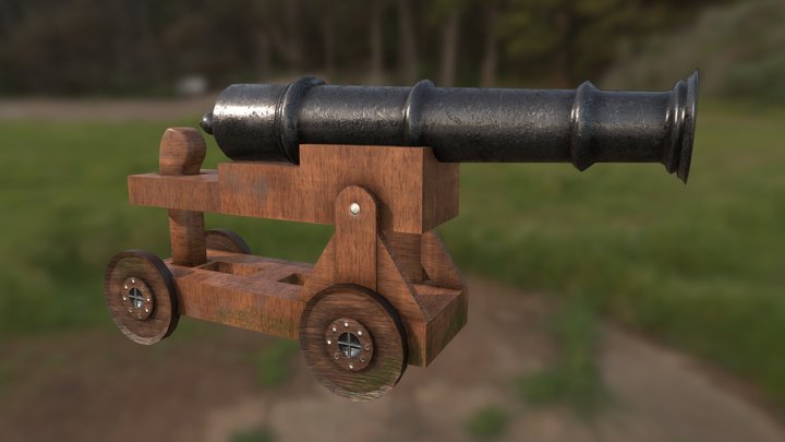 Cannon Asset 3D Model