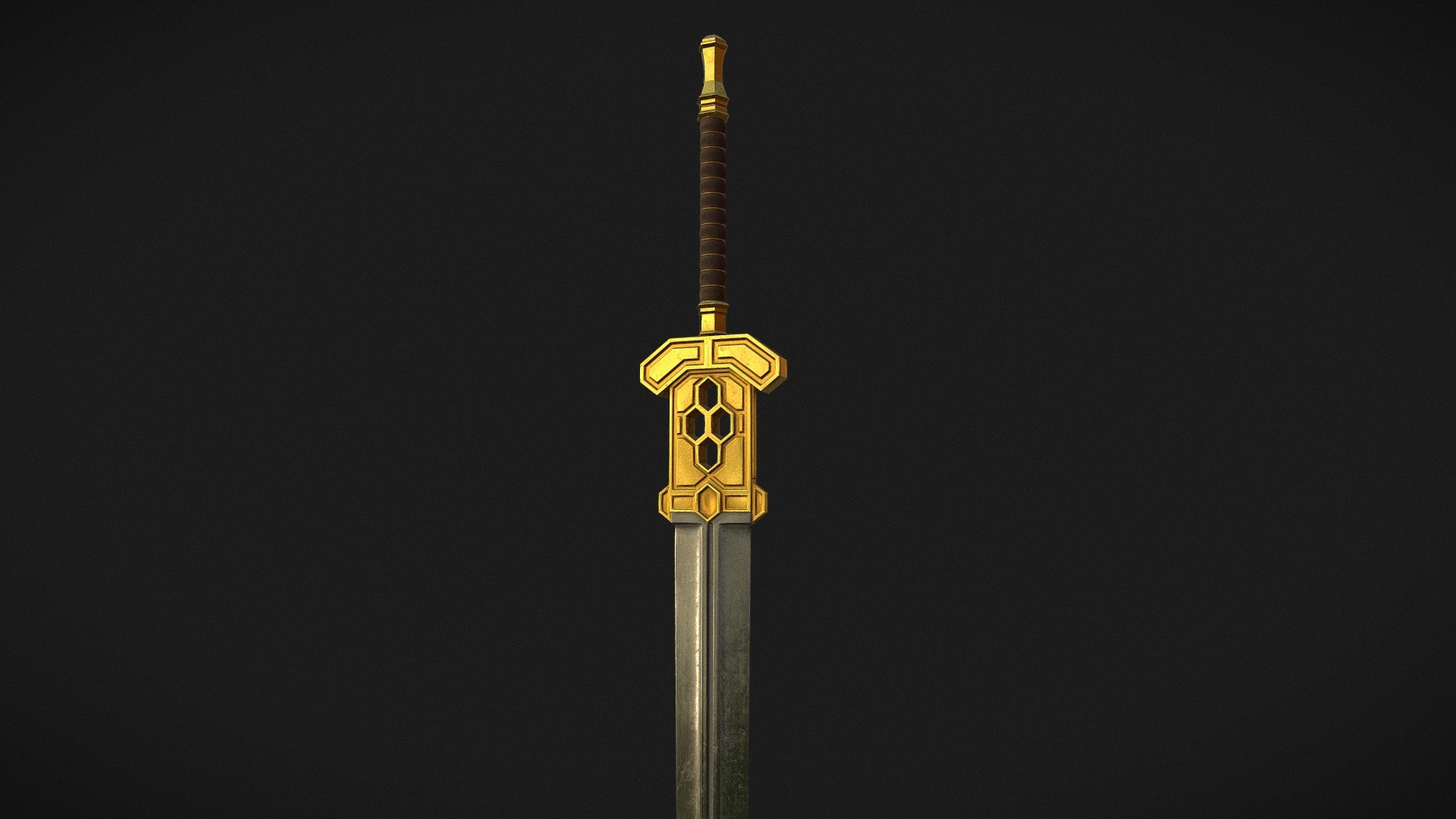 Dwarven golden greatsword