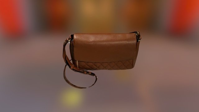 Leather Vera Bradley Bag 3D Model