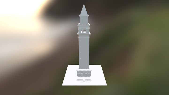 Bell Tower(3ds max) 3D Model