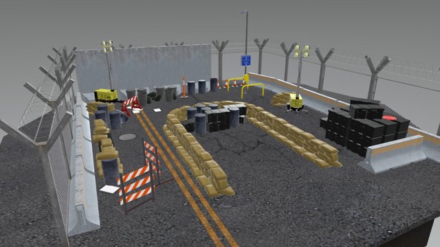 Quarantined City Pack 3D Model