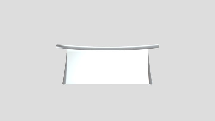 Eastern Asia Style Roof 3D Model