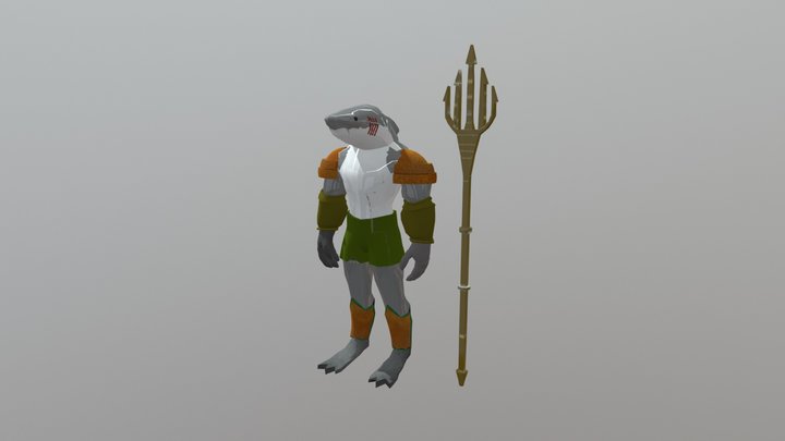 King Shark 3D Model