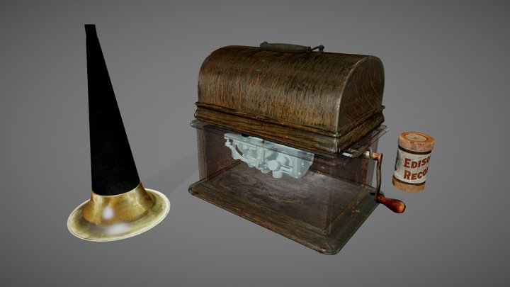Edison standard phonograph 3D Model