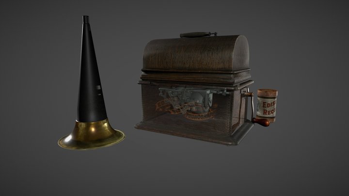 Edison standard phonograph 3D Model