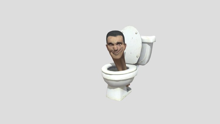 medium male07 toilet 3D Model