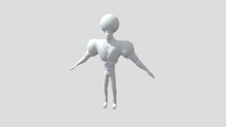 Bobobo_retopo 3D Model