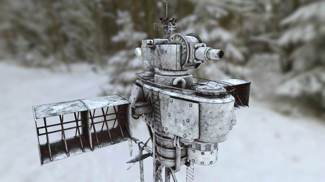 Spireship 3D Model