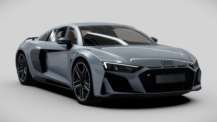 Audi R8 V10 Coupe 2022 3D Model