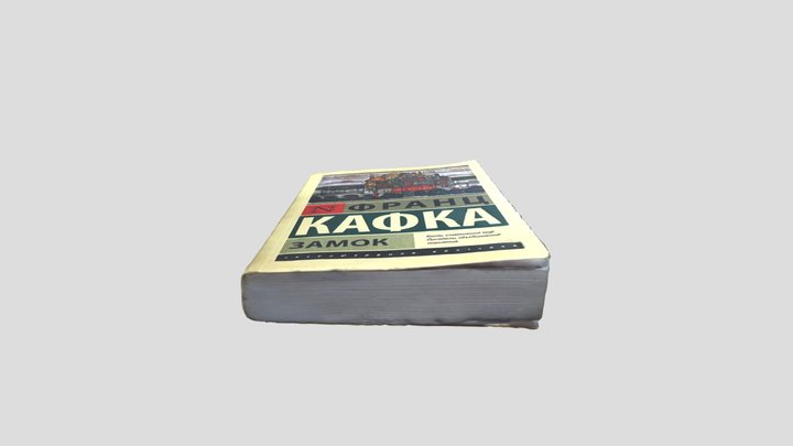 Franz Kafka Book 3D Model