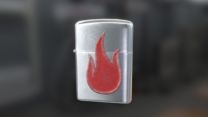 Gas lighter 3D Model