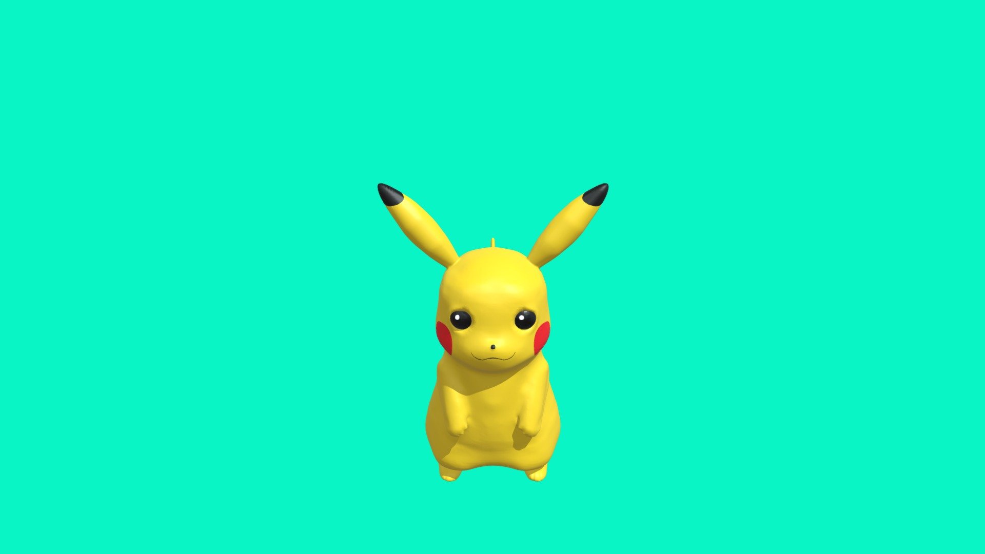 Pikachu funny bulging eyes