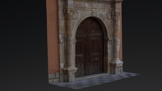 Portada Iglesia Virgen de la Luz Cuenca 3D Model