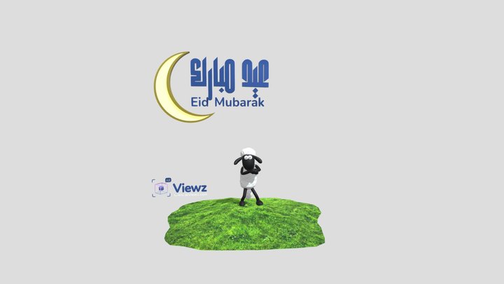 Happy Eid Al Adha 3D Model