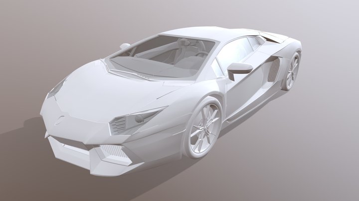 Lamborghini Aventador Lp 700-4 3D Model