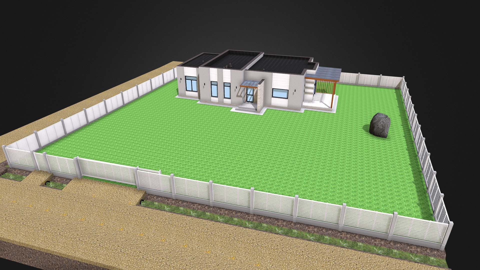 МС - Забор №2 - 3D model by econovus. [f3d069f] - Sketchfab