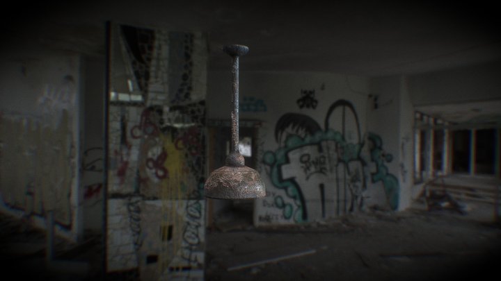 Rusted Lamp 3D Model