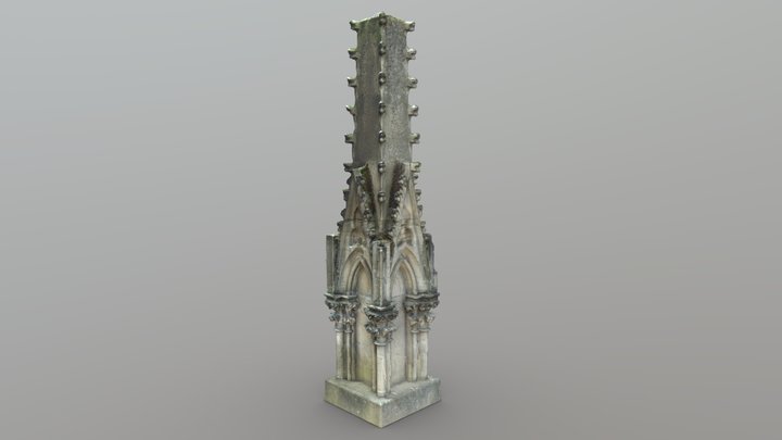 Cologne Cathedral Spirelet - Cologne, Germany 3D Model