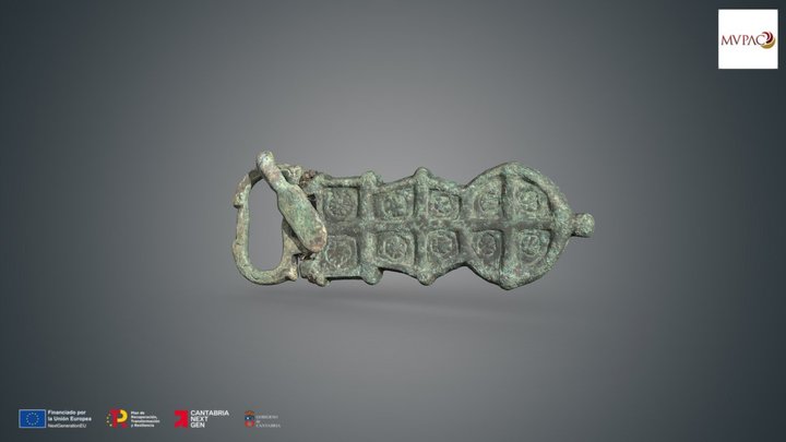 Broche de cinturón 3D Model
