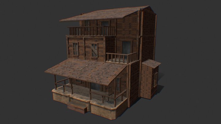 Abandoned House 3D Model