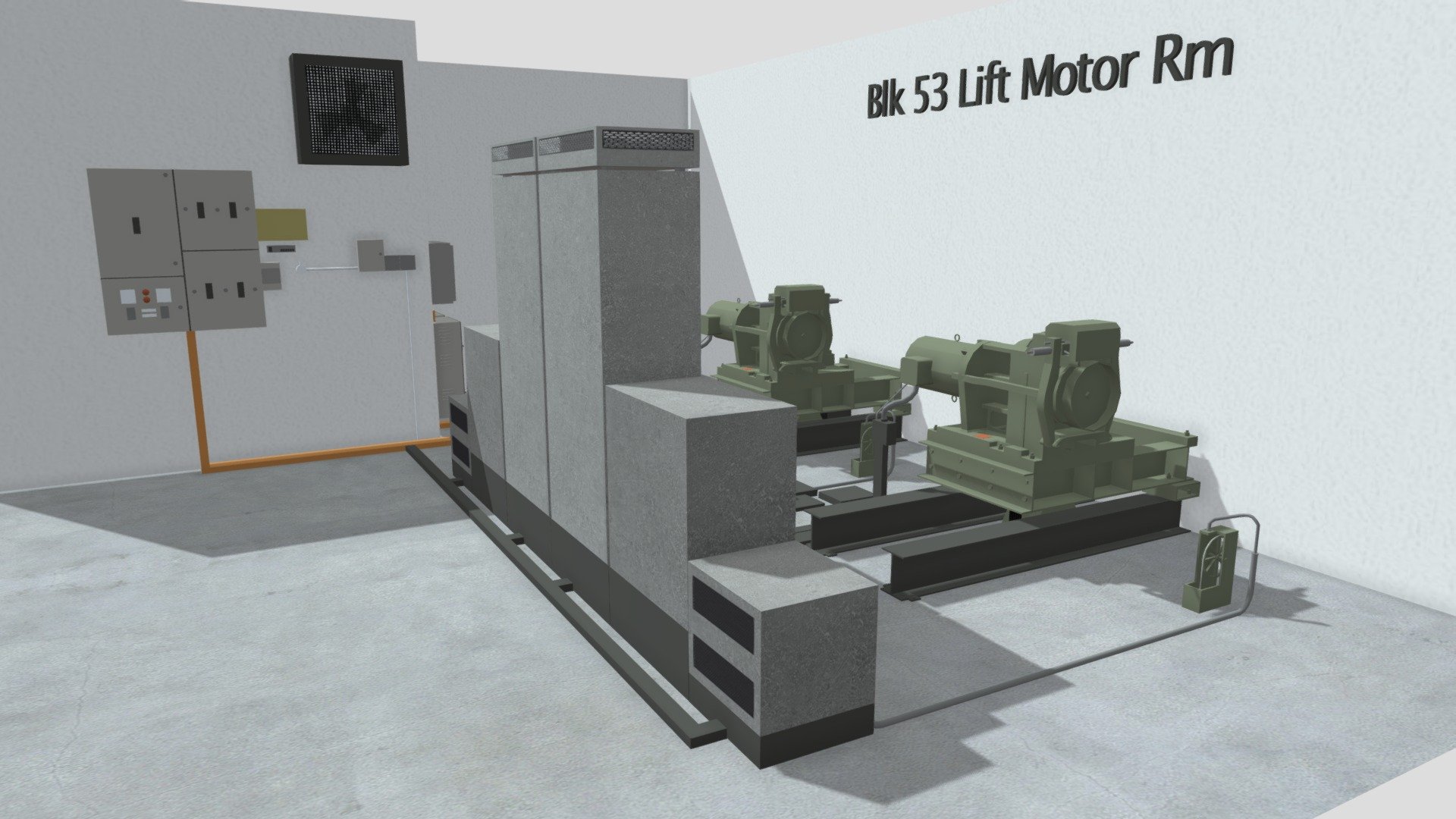 Lift Motor Room 3D model by NPCLTE Immersive (tech4learn) [f3d498e