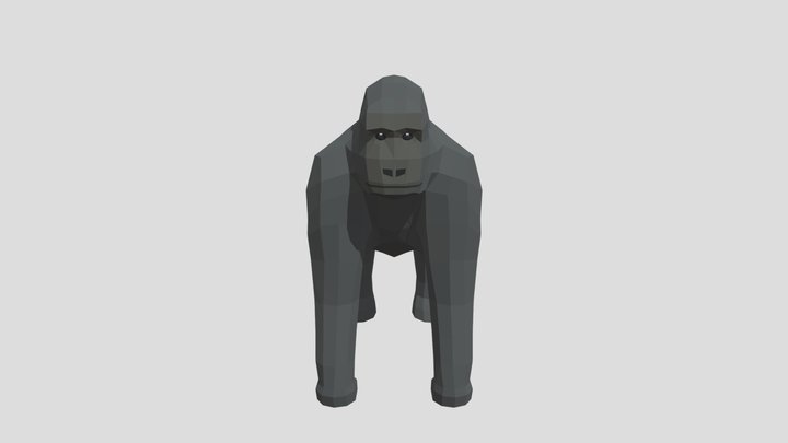 Low Poly Gorilla