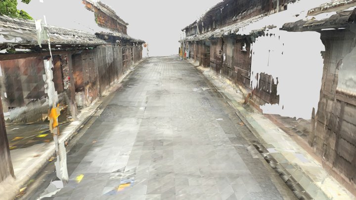 名古屋市西区 美濃路の街並み 3D Model