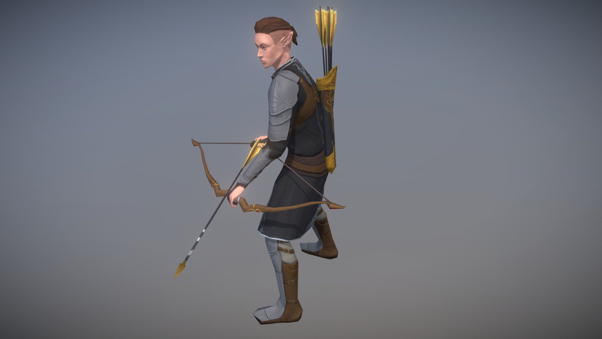 Elf Archer - 3D model by Hygor Augusto (@hygor.augusto) [f3d8ed5 ...