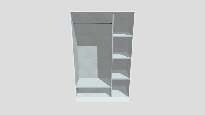 innerview of wardrobe 3D Model