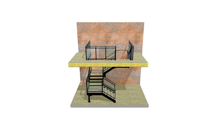 V5 PROPOSAL RESTAURANT STAIRCASE  07_03 3D Model