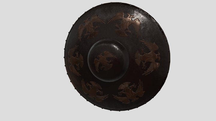 Seljuk-shield-eagle 3D Model