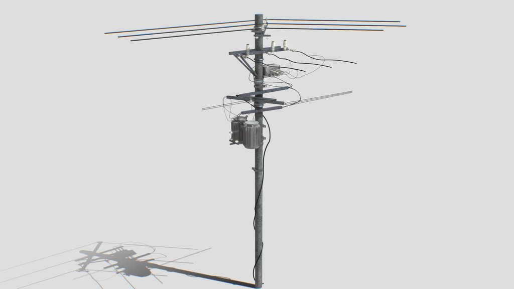Japanese Electric Pole