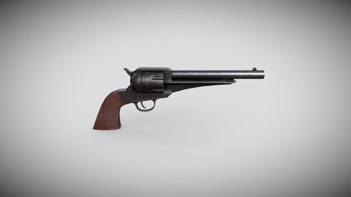 Revolver 3D Model