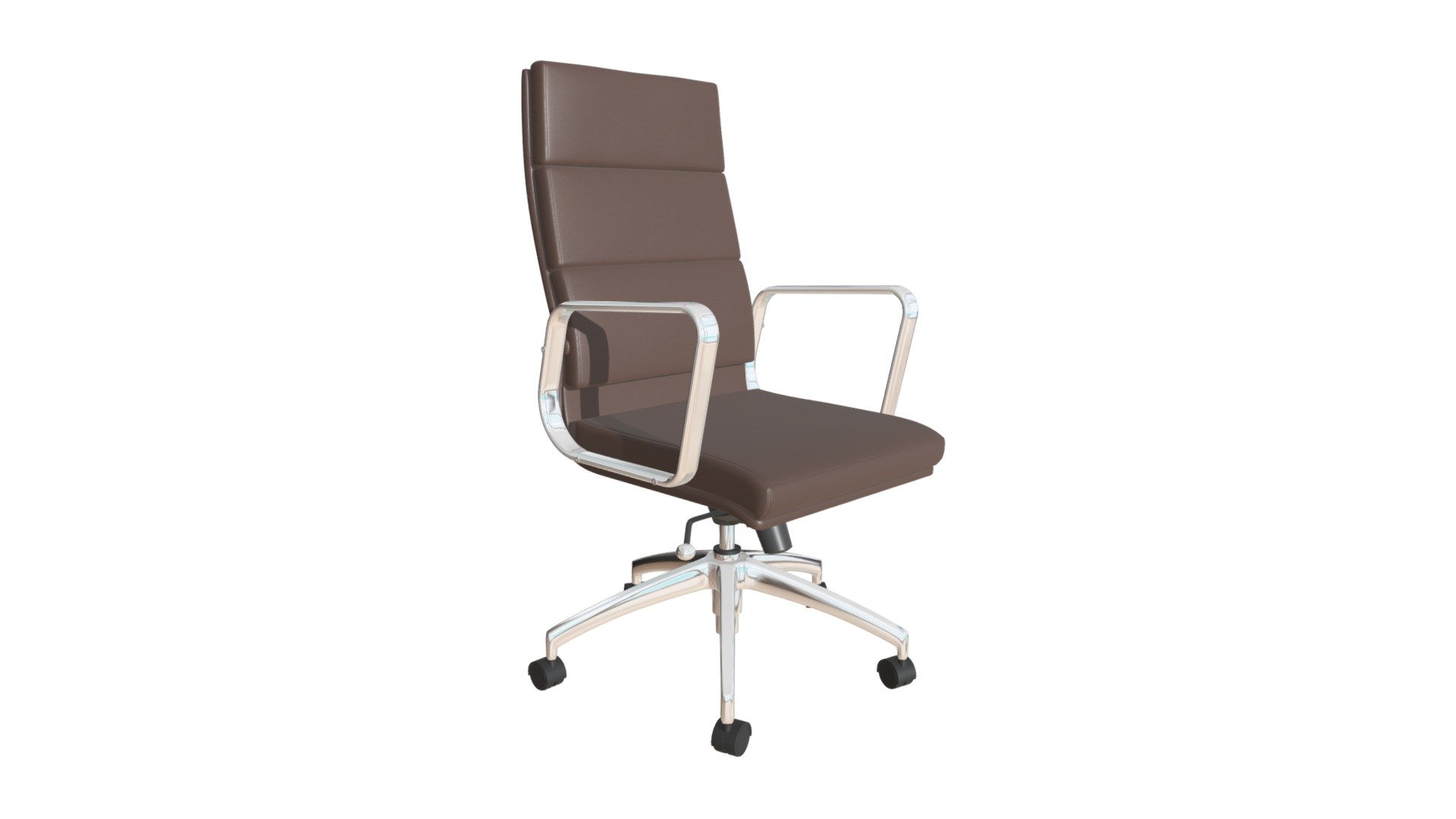 Engineer High Back Off. Chair Espresso 205894 Buy Royalty Free 3D model by Zuo Modern (zuo