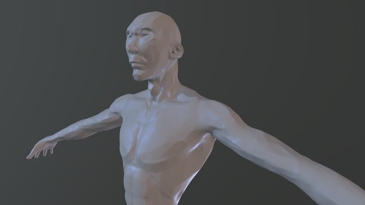 Rough guy 3D Model