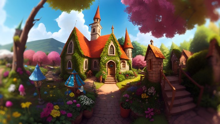 FREE - SkyBox Fantasy Castle