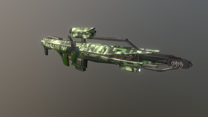 Cayon Plasma Rifle 3D Model