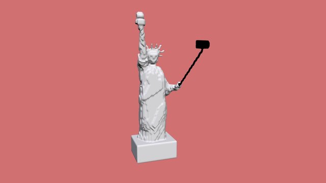 Liberty Selfie 3D Model