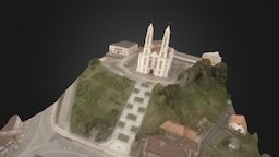 UAVGeo Photogrammetry - São Bento do Sul Church 3D Model