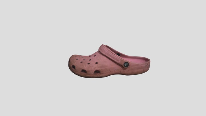 Pink Croc 3D Model