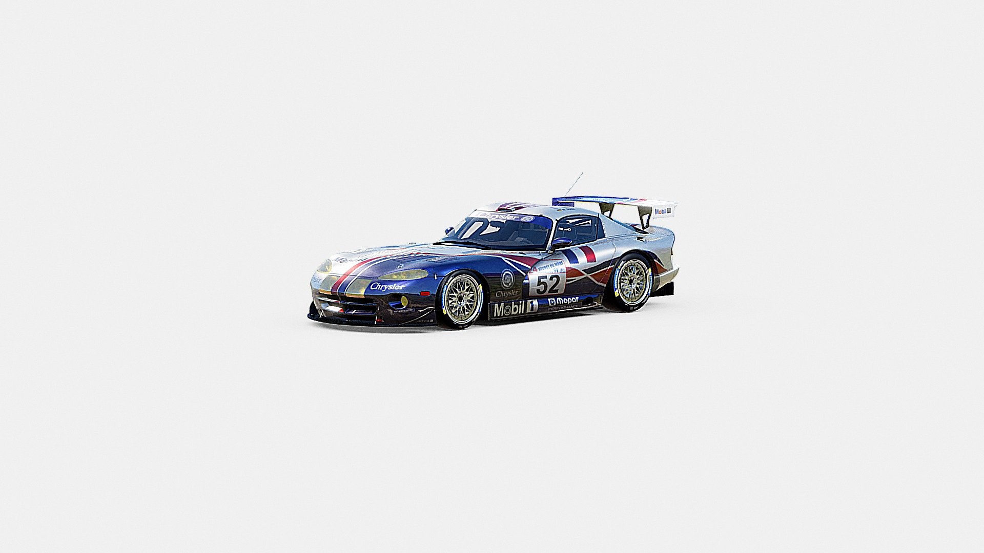 Dodge Viper GTS-R Oreca 1999 | www.vecarz.com — Sketchfab embed 3D viewer