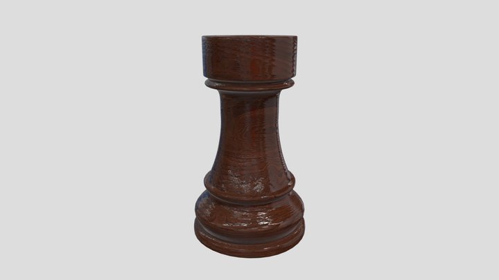Chess Rook – 3D Model