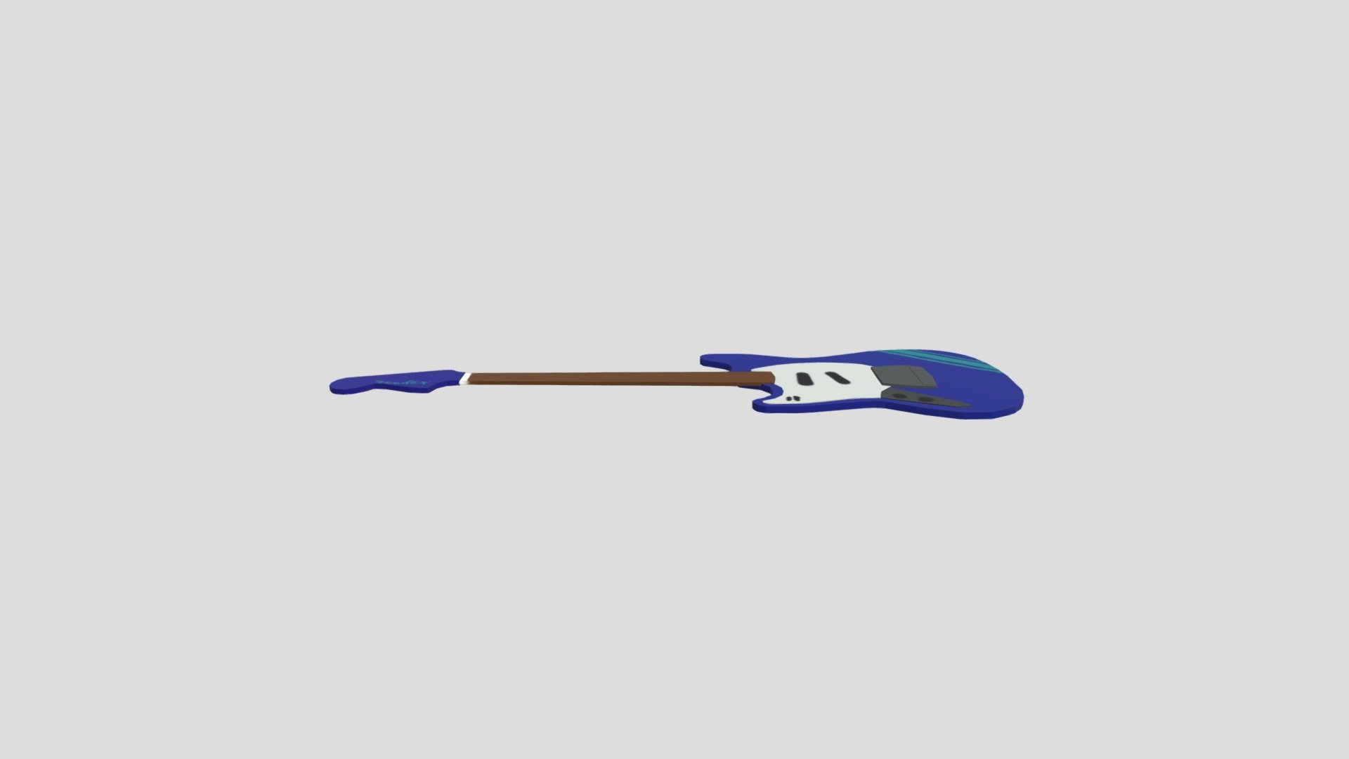 Fender Mustang Kurt Cobain - 3D model by jairolot [f3e1457] - Sketchfab